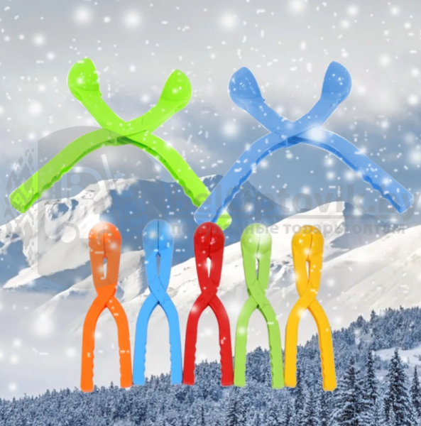 Игрушка для снега "Снежколеп" (снеголеп),  диаметр шара 6 см., длина 26 см.